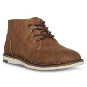 Steve Madden Big Boys Lace Up Brown Chukka Sneaker Boots size 5